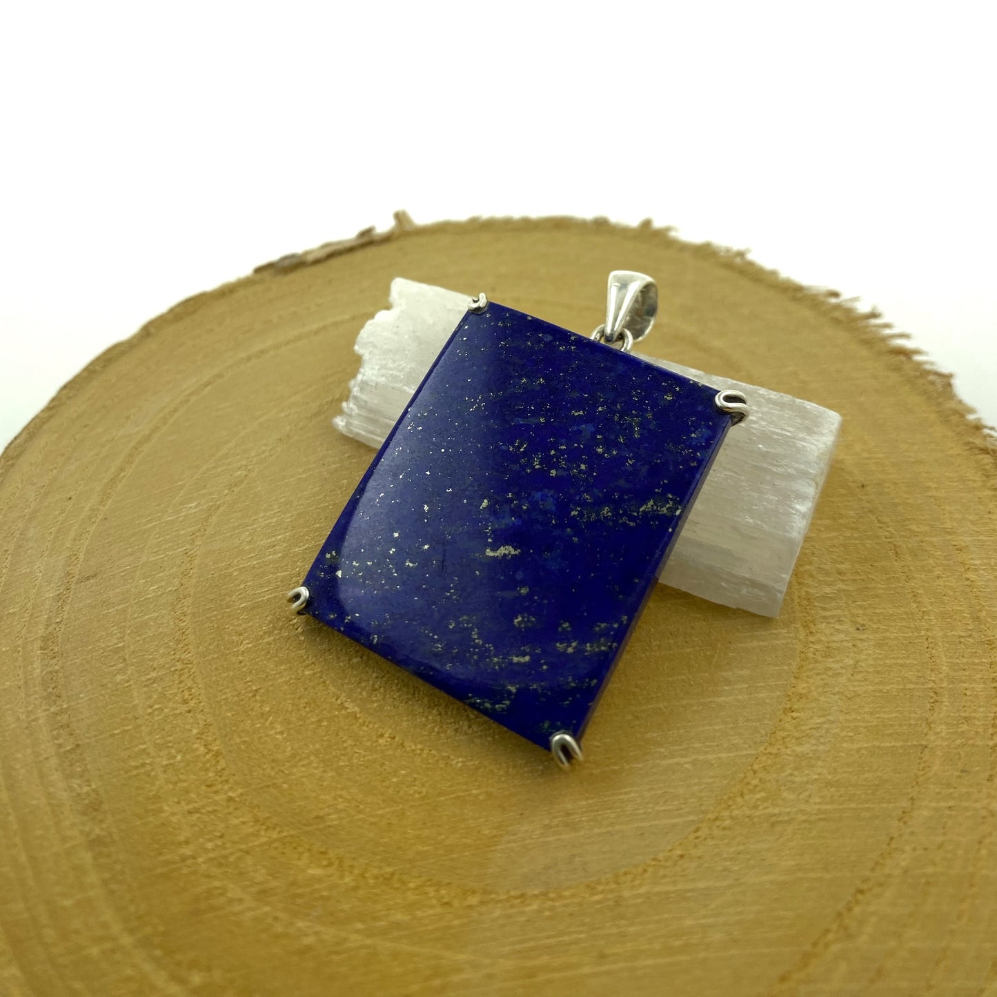 colgante lapislazuli plata