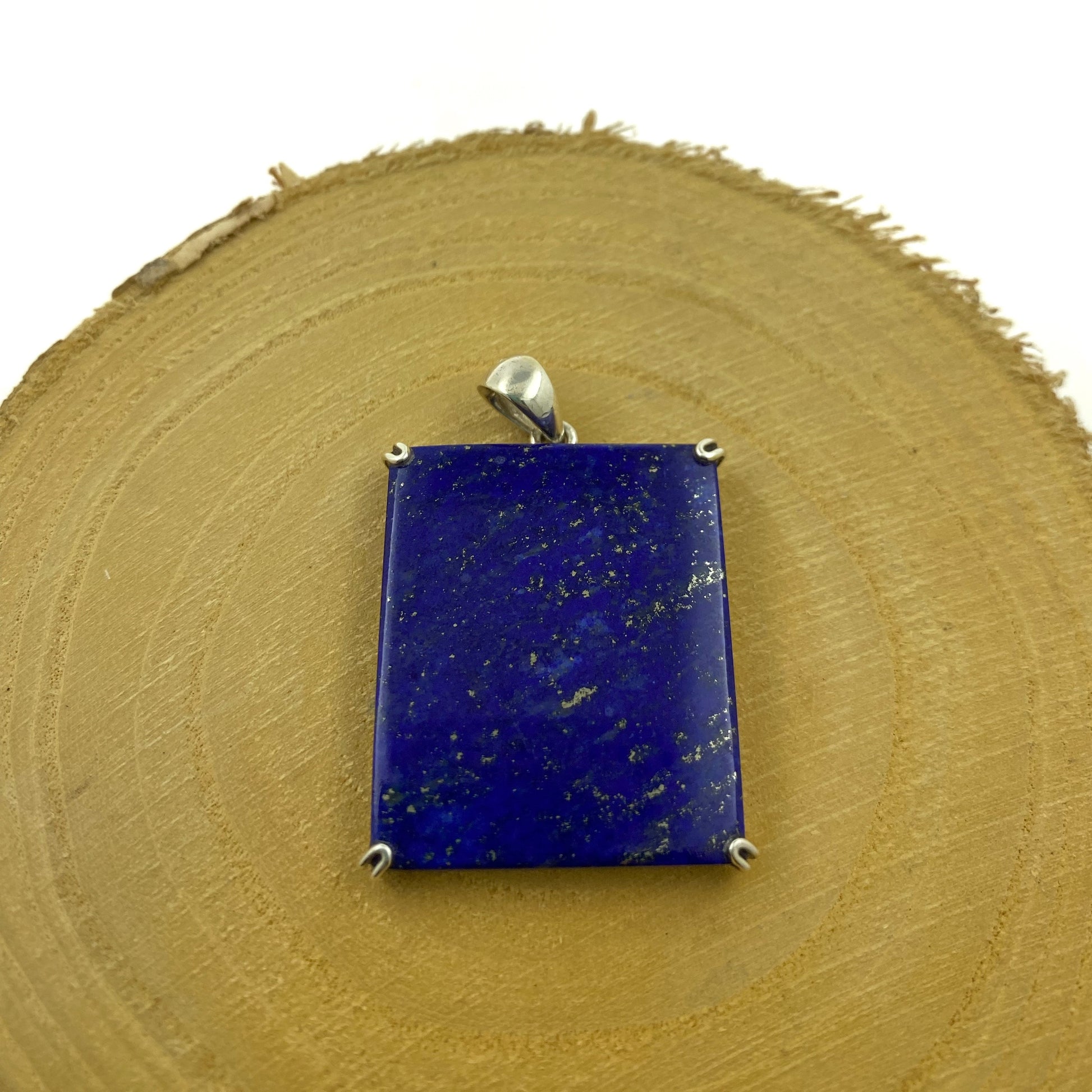 colgante lapislazuli plata