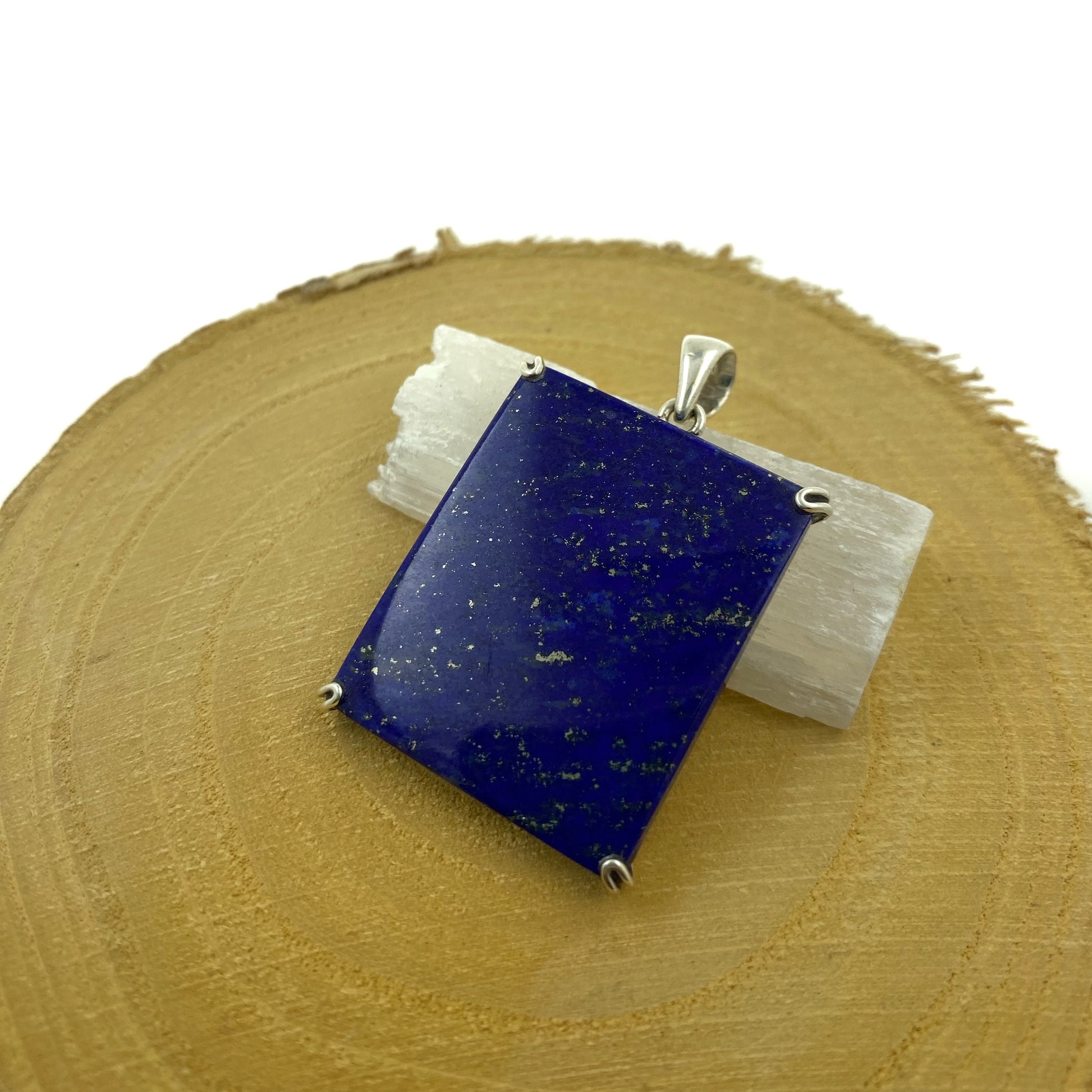 colgante lapislazuli plata