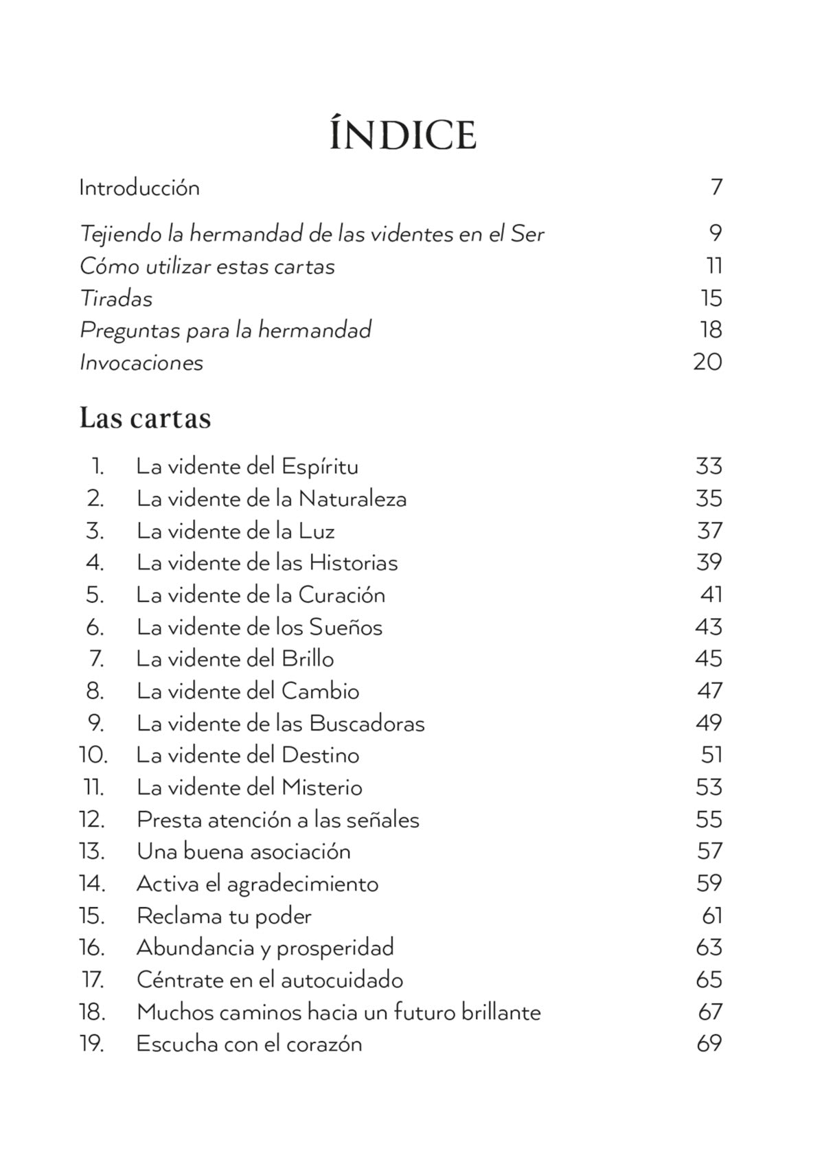 La hermandad de las videntes - Oráculo