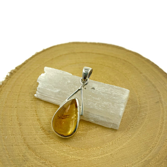 colgante citrino natural pieza unica